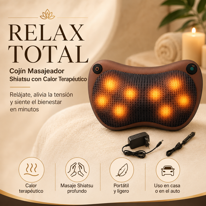 RELAX PRO – Almohada Masajeador